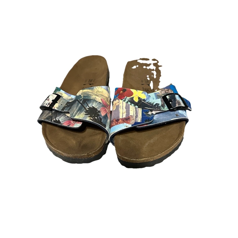 Birki's‎ Hawaiian Print Slides Size 42